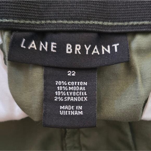 Lane Bryant Khaki Green Joggers Comfy Stretch Plus Size 22 - Picture 7 of 7